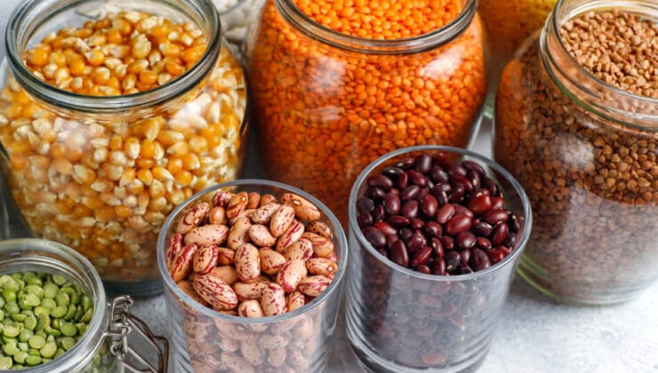 Pulses flours without chemical treatments for the food industry