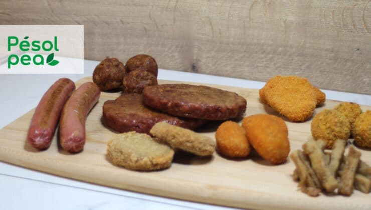 Aplicaciones industriales de análogos de la carne de alta humedad