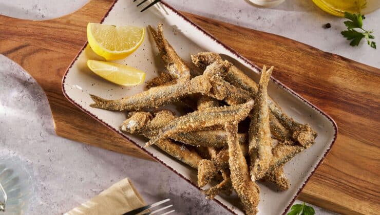 Crispy coatings for seafood